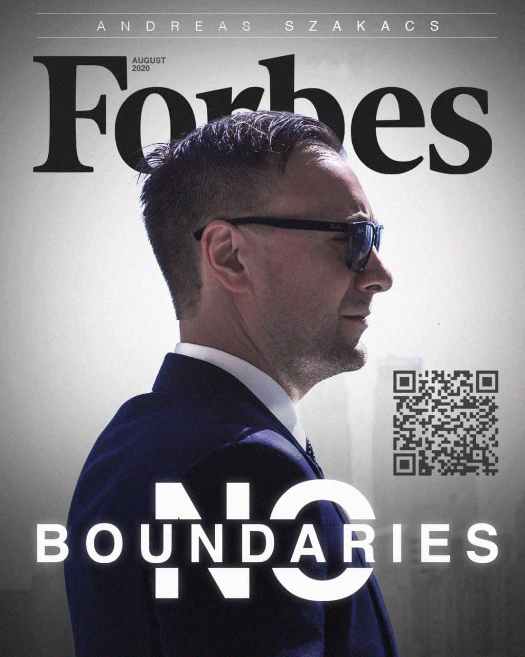 Andreas CEO da companhia Co Fundador capa revista Forbes cadastro omegapro world